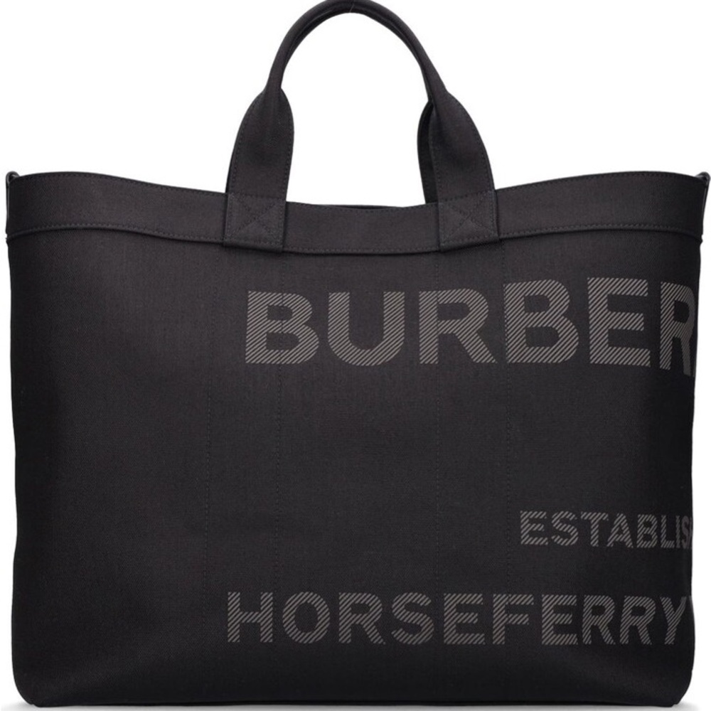 Burberry Black Briefcase with Sleek Design